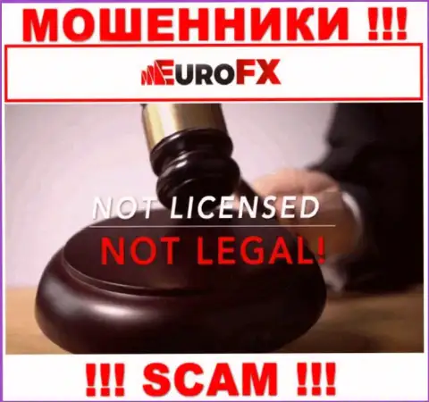 Информации о номере лицензии Euro FX Trade у них на официальном интернет-портале нет - это ЛОХОТРОН !!!