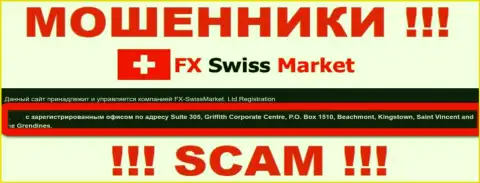 Юридическое место регистрации internet-аферистов FX SwissMarket - Saint Vincent and the Grendines