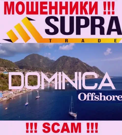 Компания Supra Trade ворует денежные активы людей, зарегистрировавшись в оффшорной зоне - Доминика