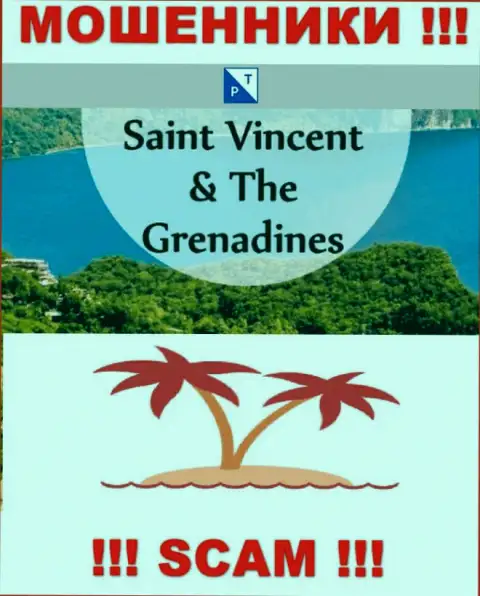 Офшорные internet мошенники Plaza Trade прячутся здесь - Saint Vincent and the Grenadines