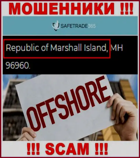 Marshall Island - офшорное место регистрации мошенников AAA Global ltd, показанное у них на веб-портале