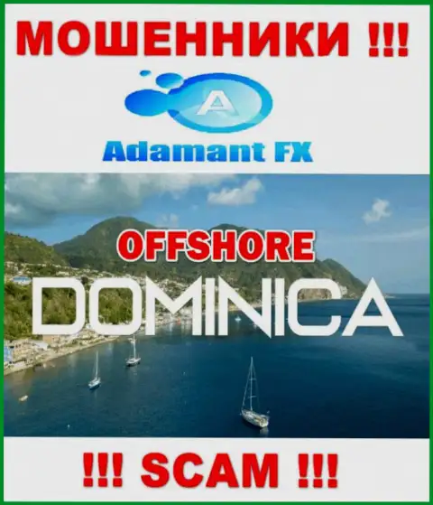 Adamant FX безнаказанно обдирают, потому что зарегистрированы на территории - Доминика