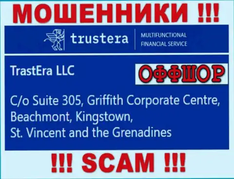 Suite 305, Griffith Corporate Centre, Beachmont, Kingstown, St. Vincent and the Grenadines - офшорный адрес жуликов Трустера, показанный на их интернет-ресурсе, ОСТОРОЖНЕЕ !