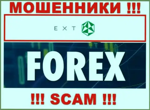 Forex - это область деятельности интернет-мошенников EXT LTD