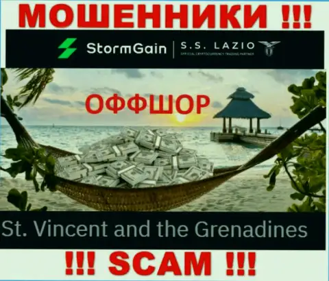 St. Vincent and the Grenadines - здесь, в офшоре, зарегистрированы internet-шулера ШтормГаин