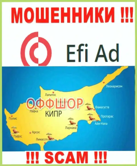 Базируется компания ЭфиАд в офшоре на территории - Cyprus, МАХИНАТОРЫ !!!