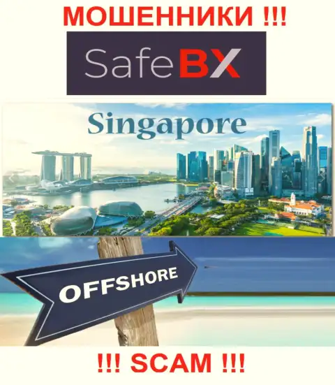 Singapore - офшорное место регистрации разводил СейфБХ, приведенное у них на интернет-портале