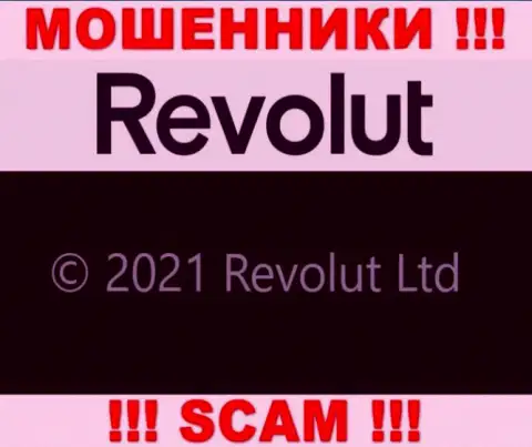 Юридическое лицо Револют Ком - это Revolut Limited, такую информацию опубликовали воры на своем веб-сервисе