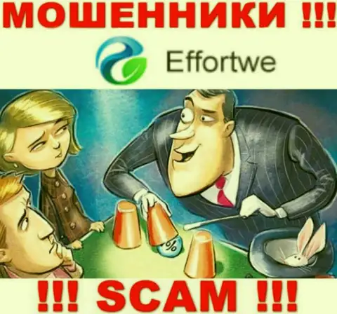 В компании Effortwe365 Вас обманывают, требуя внести комиссии за возврат финансовых активов