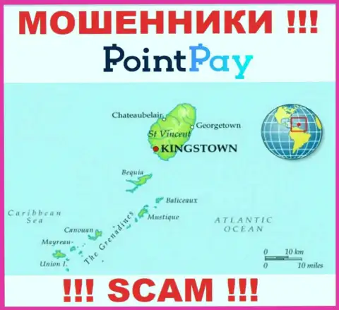 PointPay Io - это мошенники, их адрес регистрации на территории St. Vincent & the Grenadines