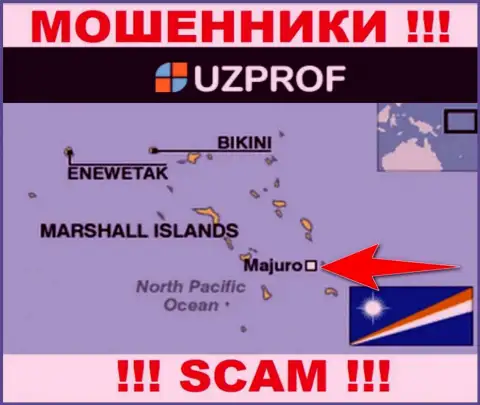 Отсиживаются интернет-мошенники Uz Prof в офшоре  - Маджуро, Маршалловы острова, будьте очень внимательны !!!