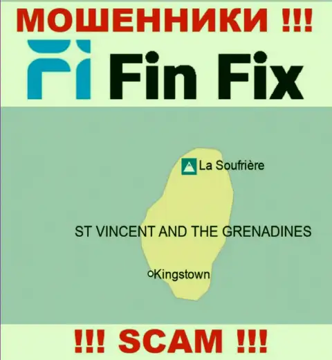 Фин Фикс осели на территории St. Vincent and the Grenadines и беспрепятственно отжимают средства