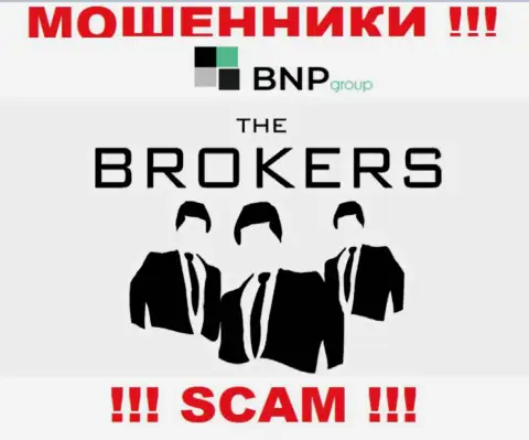 Не рекомендуем иметь дело с мошенниками BNP-Ltd Net, вид деятельности которых Брокер