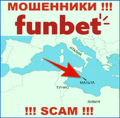 Компания ФунБет Про - это мошенники, базируются на территории Malta, а это оффшорная зона