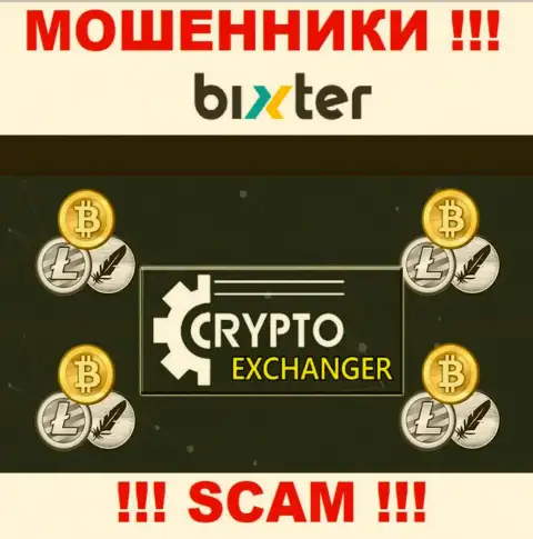 Бикстер - это типичные интернет-обманщики, вид деятельности которых - Криптовалютный обменник