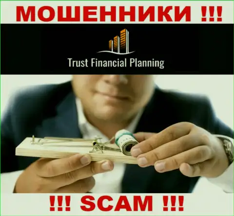 Сотрудничая с Trust Financial Planning вы не увидите ни копеечки - не вносите дополнительные финансовые средства
