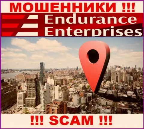Обходите десятой дорогой мошенников EnduranceFX Com, которые тщательно скрыли адрес регистрации