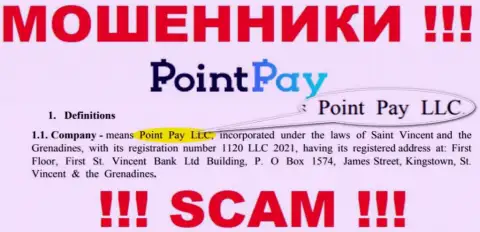 Point Pay LLC - это контора, управляющая шулерами Point Pay LLC