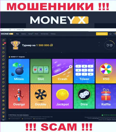 Money-X Bar - это сайт internet мошенников Мани Икс