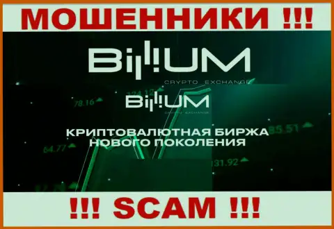 Биллиум Ком - это МОШЕННИКИ, мошенничают в сфере - Крипто трейдинг