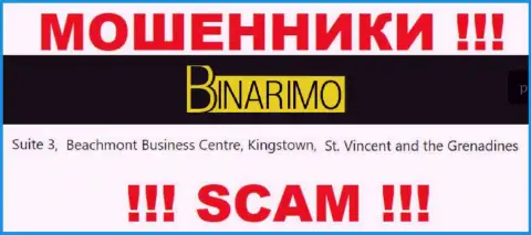 Binarimo - это internet мошенники ! Пустили корни в офшорной зоне по адресу - Suite 3, ​Beachmont Business Centre, Kingstown, St. Vincent and the Grenadines и воруют финансовые вложения реальных клиентов