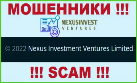 Nexus Investment Ventures - это разводилы, а руководит ими Nexus Investment Ventures Limited