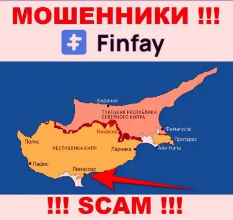 Базируясь в офшорной зоне, на территории Кипр, Фин Фай безнаказанно оставляют без средств своих клиентов