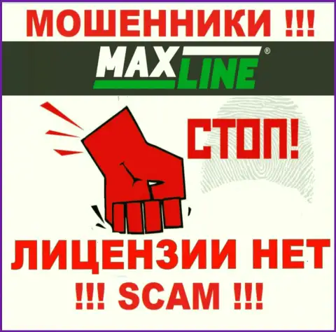 Согласитесь на сотрудничество с организацией Max-Line - останетесь без денежных вложений !!! У них нет лицензии
