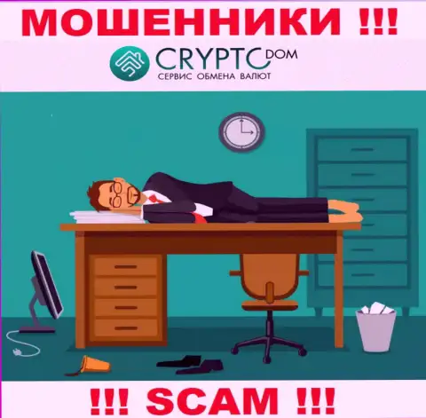 Разыскать информацию о регуляторе интернет-мошенников Crypto Dom невозможно - его нет !